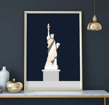 Statue of Liberty New York City, art print by Sina Santihoff